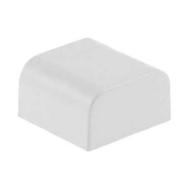 1.5-Inch White End Cap Accessory For Conduit Or Raceway 1