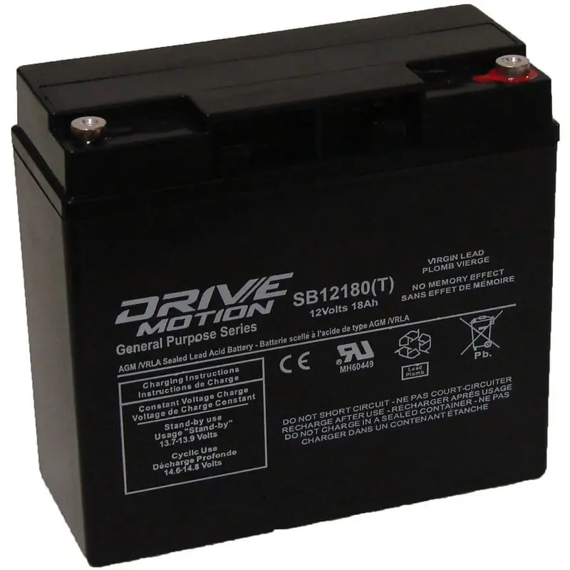 12V 17Ah Sealed Lead-Acid Replacement Battery For Gp Gb17-12X (M5 Terminal) 1