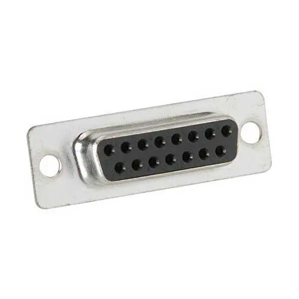 15-Pin Female Solder-Cup D-Sub Connector 1