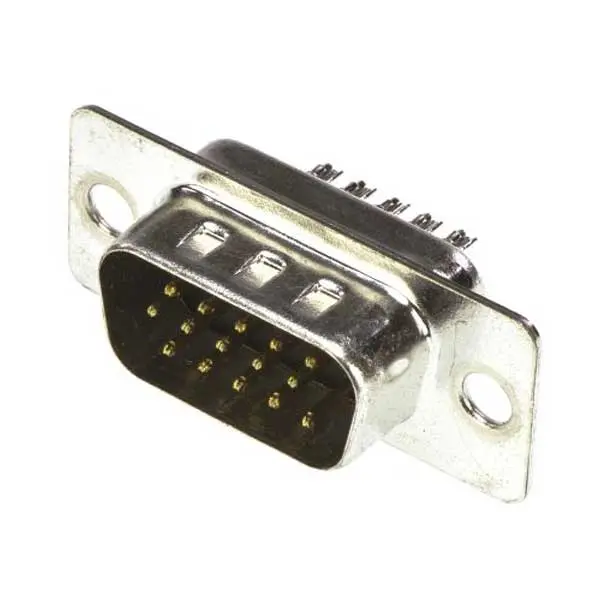 15-Pin High-Density Male D-Sub Solder Connector 1