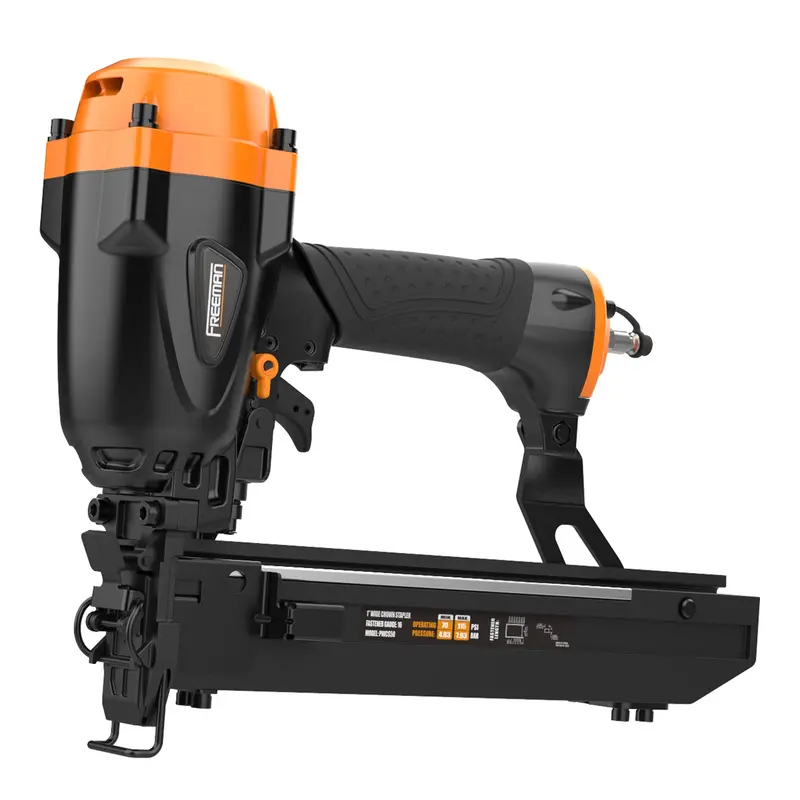 16-Gauge 1" Wide Crown Pneumatic Stapler Compatible With Freeman, Dewalt, And Bostitch 16S2 Staples 1