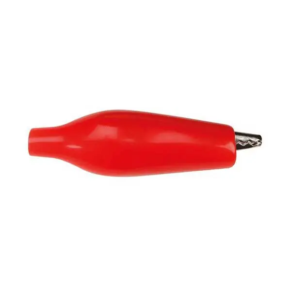 27Mm Red-Insulated Alligator Clip With Protective Boot 1