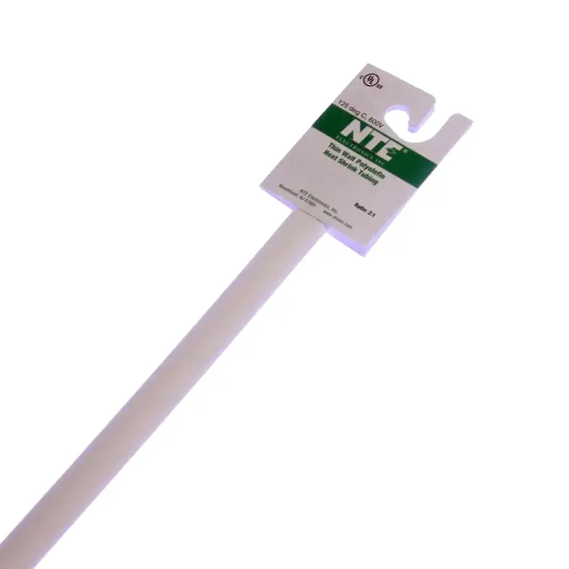 3/8-Inch White Thin-Wall Heat Shrink Tubing – 2:1 Ratio, 4 Ft 1