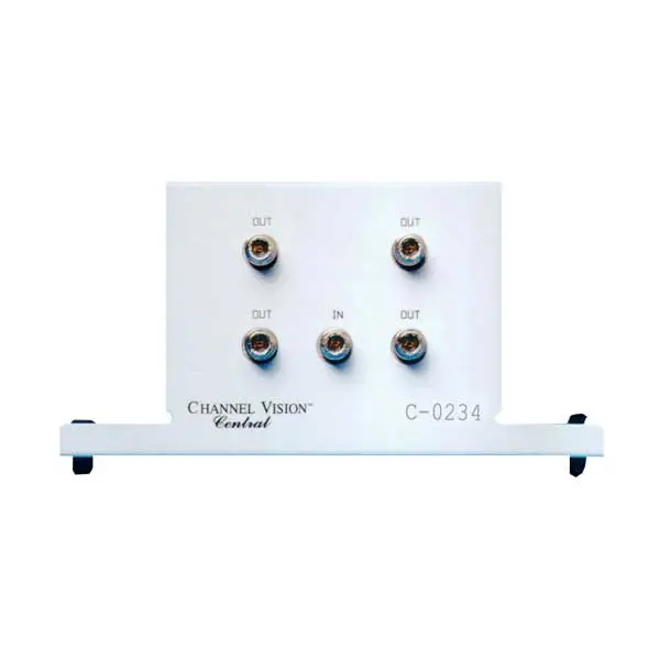 4-Port Rf Signal Splitter For Cable Tv And Satellite Distribution 1