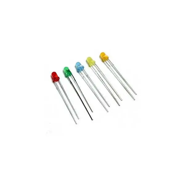5Mm Super White Led – Water-Clear Lens, 12,000–14,000 Mcd Luminous Intensity 1