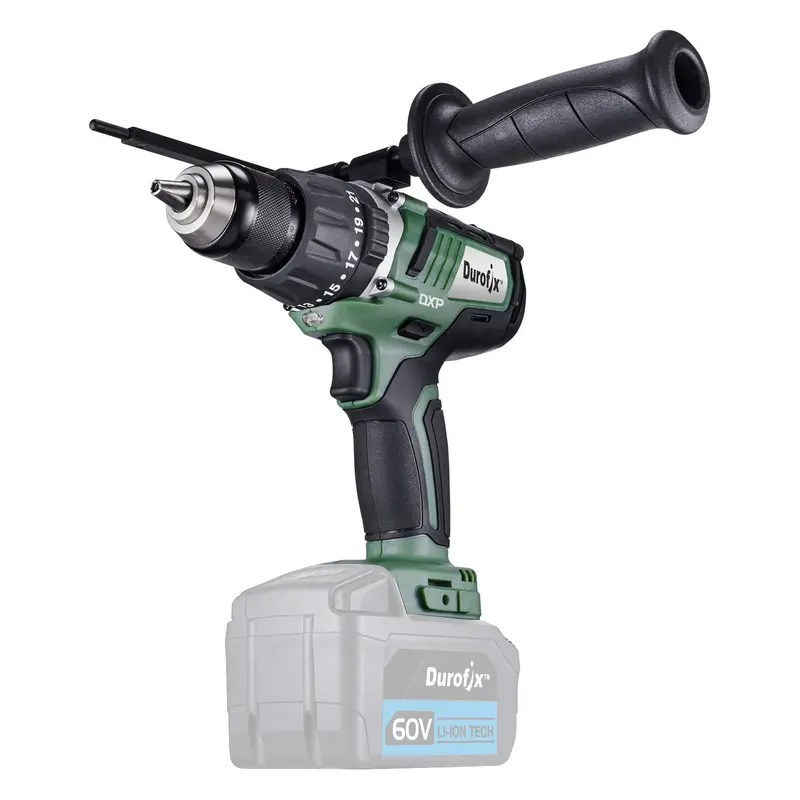 60V Rk60132T Cordless Jumbo Hammer Drill | Brushless Motor, 2-Speed Transmission, 1,062 In-Lbs Max Torque – Bare Tool 1