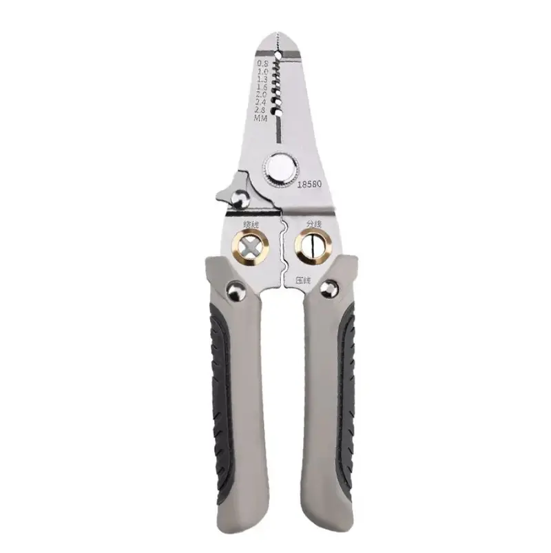 7-Inch Stainless Steel Multi-Wire Stripper (0.8–3.2Mm) – Ws1-Ym-Mt 1