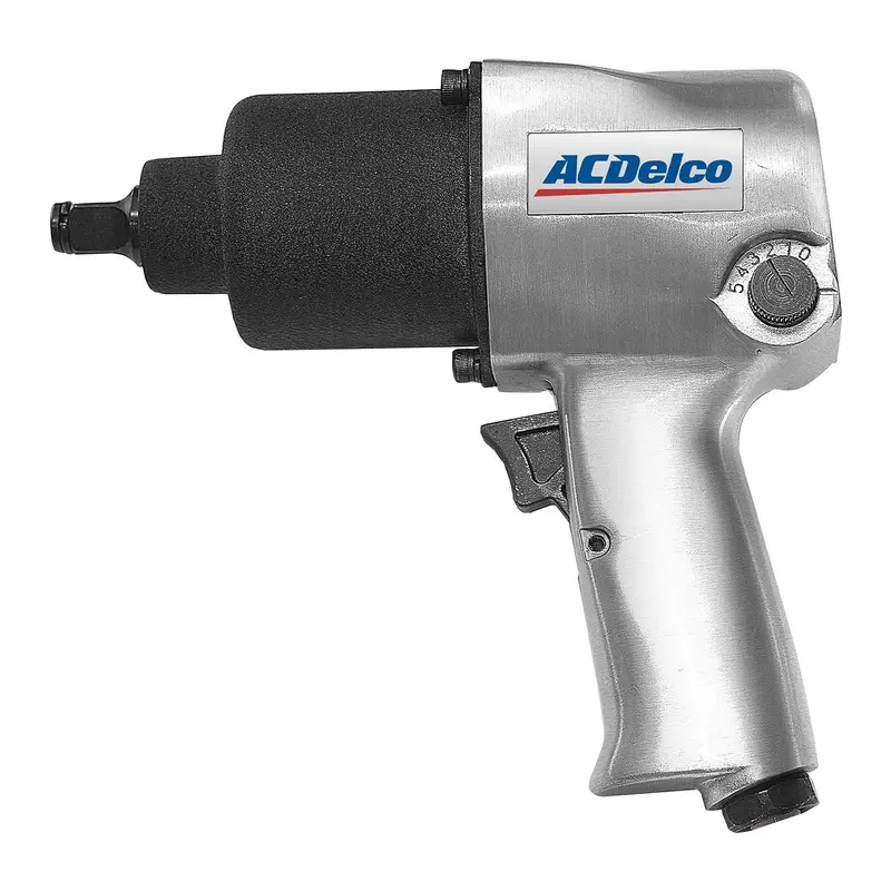 Acdelco Ani405A 1/2" Twin-Hammer Air Impact Wrench – 5-Speed, 500 Ft-Lbs, Heavy-Duty Pneumatic 1
