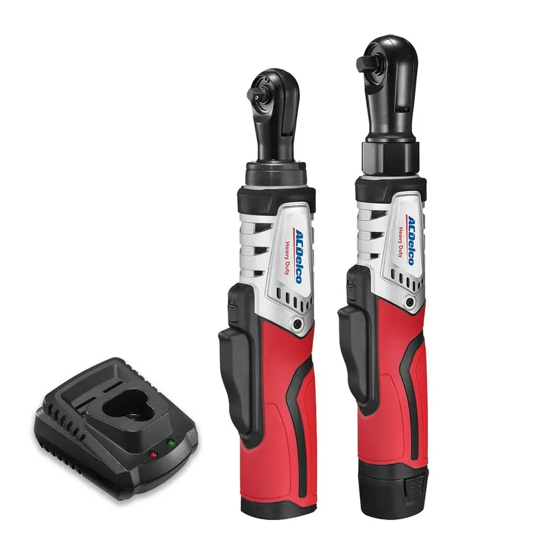 Acdelco Arw12103-K8 G12 12V Dual-Drive Brushless Ratchet Wrench Combo | 1/4-Inch And 3/8-Inch Sets With Batteries And Charger 1