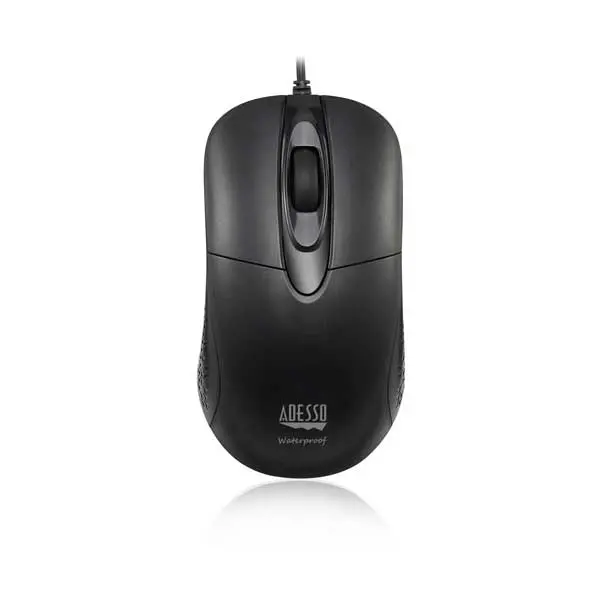 Adesso Imouse W4 Waterproof Optical Mouse – Antimicrobial Surface With Ipx4 Splash Resistance 1