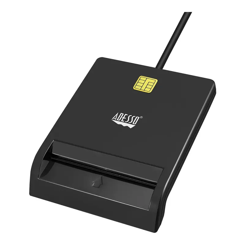 Adesso Scr-100-Taa Cac-Compliant Usb Smart Card Reader – Taa-Certified For Government Use 1