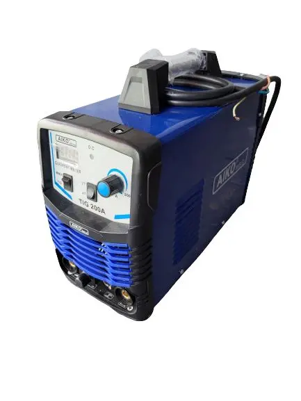 Aiko 200V Single-Phase Tig Welder – W-Tig200A (Includes 4M Torch, 3M Ground Cable & Gas Hose) 1