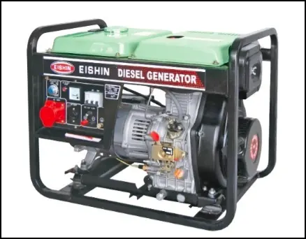 Aiko 8Gfcle-192Fe 6.5Kw Diesel Generator – 240V, 50Hz With 192Fe Engine 1