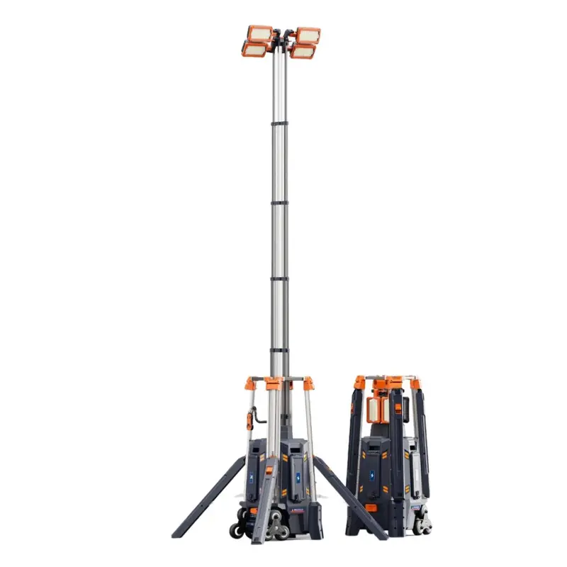 Aiko Atl-500-5.3M Ip65 Tower Light – 5.3M Telescopic Mast, Triple Li-Ion Batteries 1