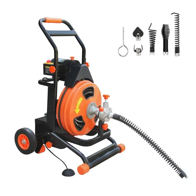 Aiko Dc-D02-005Sa Drain Cleaning Machine – 240V Electric Cable Drum System 1