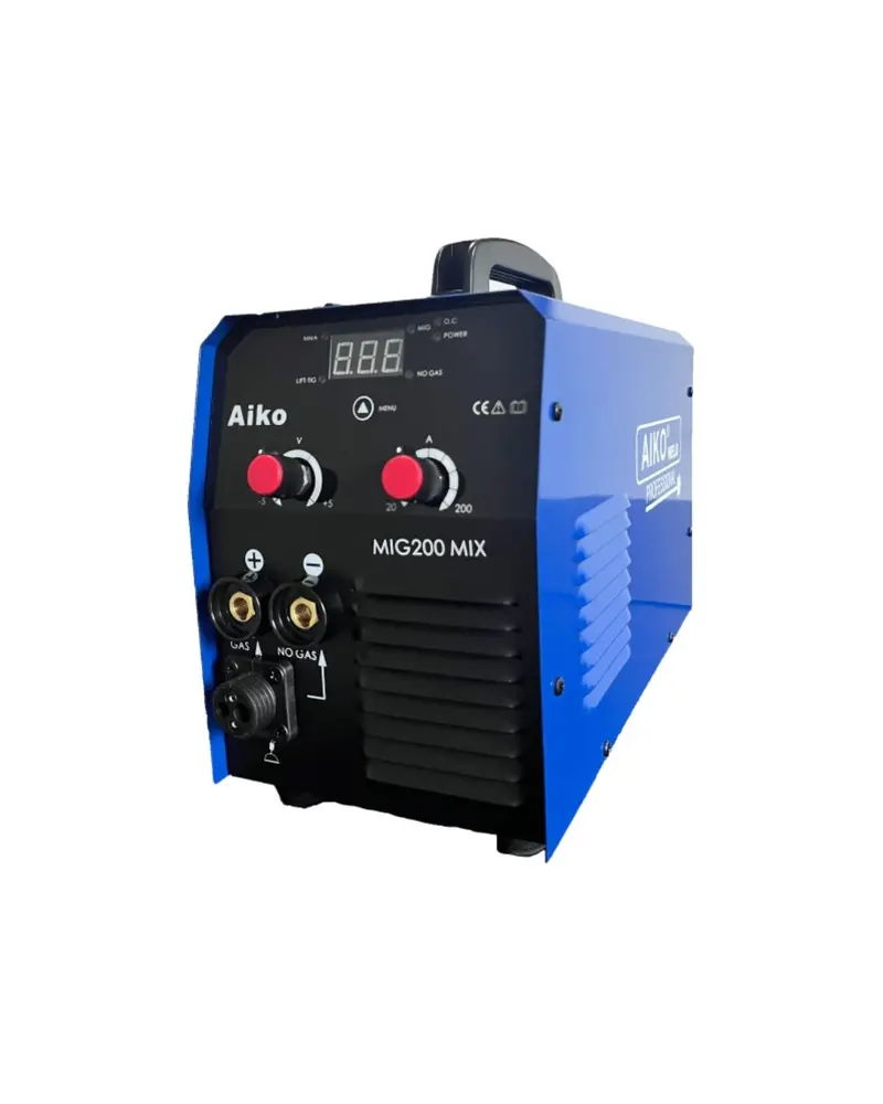 Aiko Mig200Mix Multi-Process Welder – 240V Mig/Tig/Mma With Qtb150 Torch & Cables | W-Mig200Mix-3In1 1