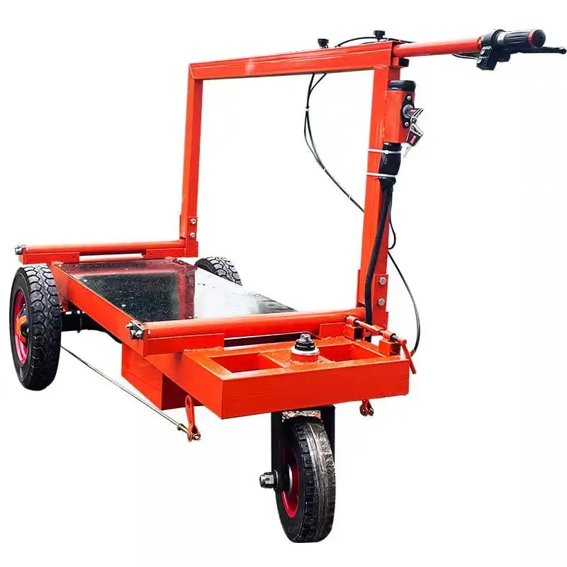 Aiko Trl-Ym-E-Pt65 Battery-Powered Platform Trolley — 48V/20Ah, Adjustable Handle 1