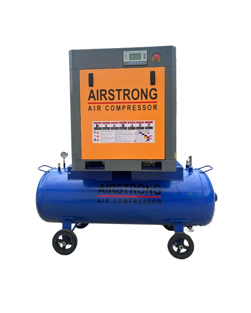 Airstrong Asamt10A 10Hp 10-Bar Screw Compressor With Integrated 250L Air Tank 1