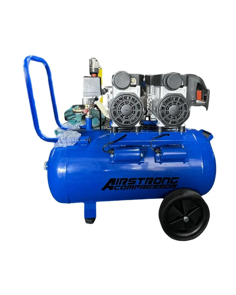Airstrong Gdg30-2-50L 3 Hp Oil-Free Silent Air Compressor – 50L Tank, 230V, Dual-Pump Configuration 1