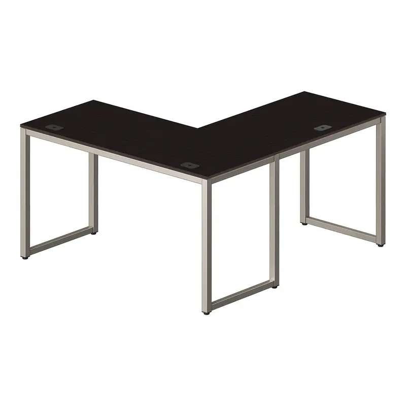 Altex Preferred L-Shaped Corner Desk – 55X60 Inch, Dark Brown, Home & Office Use 1