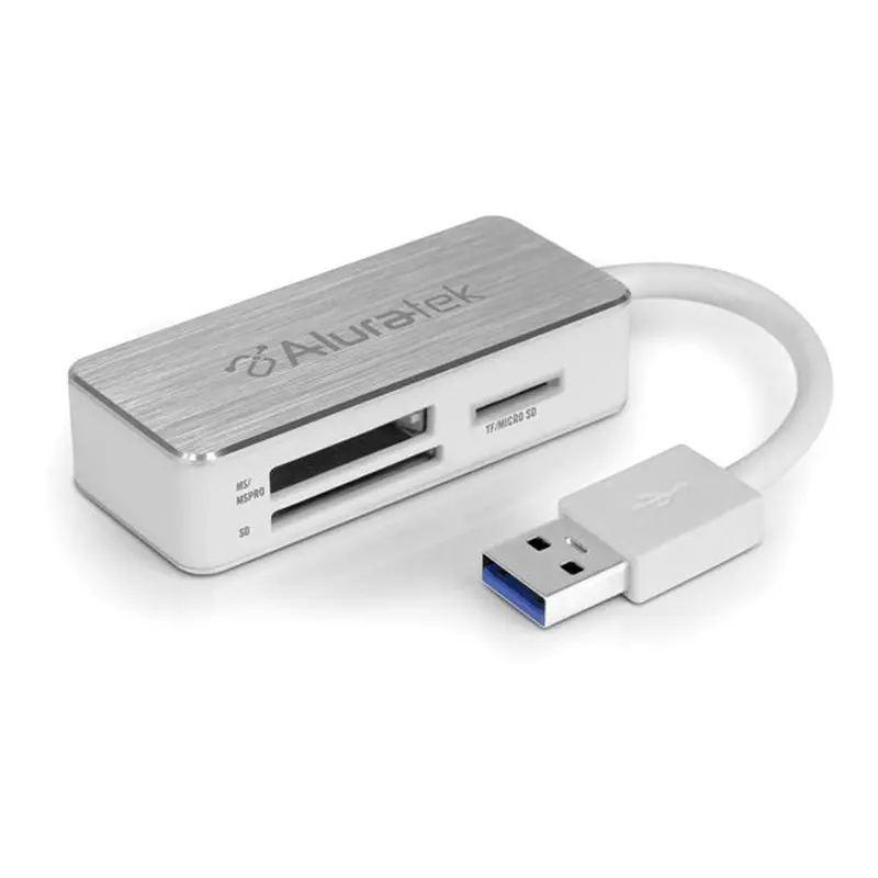 Aluratek Aucr300F Usb 3.0 Multi-Card Reader – Supports Sdxc, Sdhc, Microsd, And Memory Stick 1