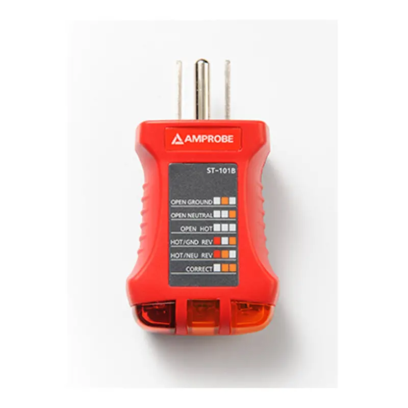 Amprobe St-101B Outlet Tester – Gfci And Wiring Fault Diagnostic Tool 1