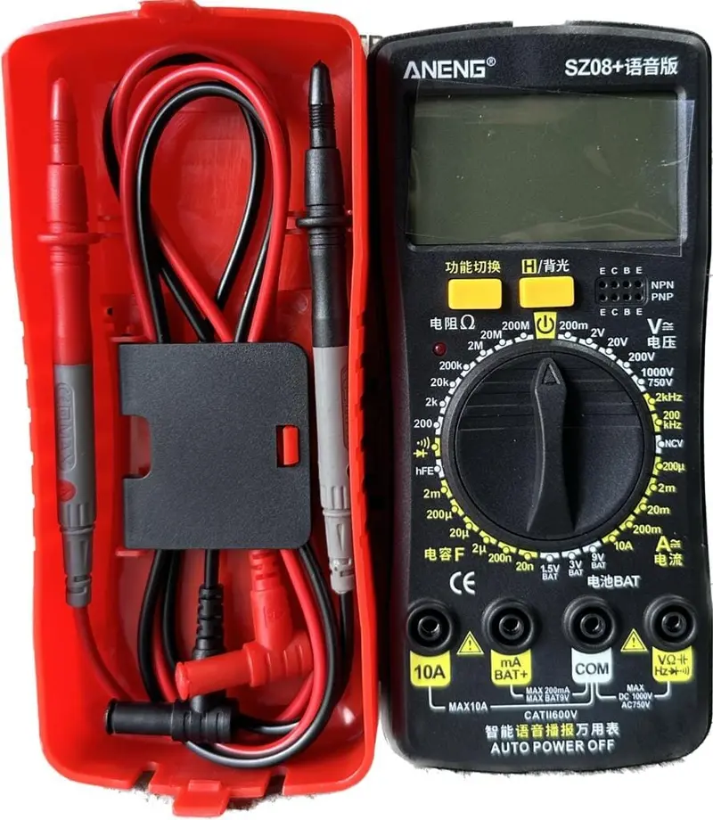 Aneng Meter-Sz08+ True Rms Multimeter – Ac/Dc Voltage Up To 750V 1