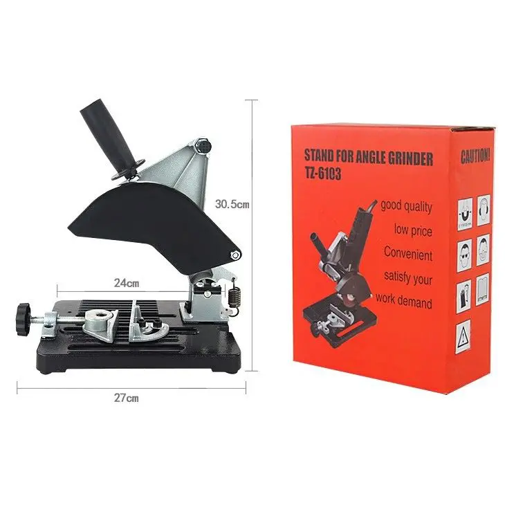 Angle Grinder Stand For 4-Inch Tools – Compatible With Tz-6103 & Ht115 Models 1