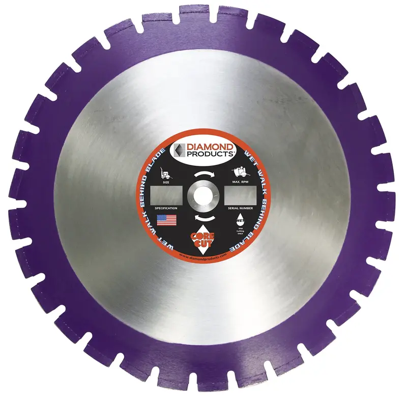Asphalt Imperial Purple Wet Diamond Blade – Specialized For Asphalt And Pavement 1