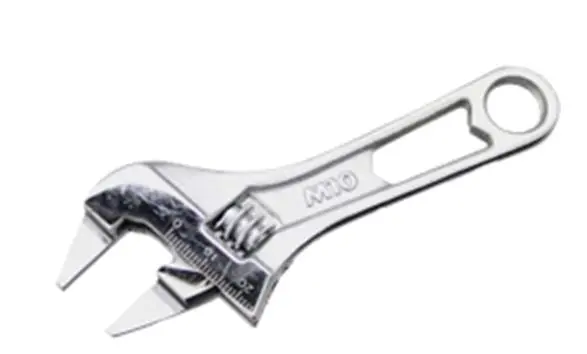 Aw120S M10 Stubby Adjustable Wrench – 4.5-Inch Compact Design, Low-Profile Grip For Tight Spaces 1