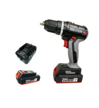 Beiter Bt432 Cordless Impact Drill – 20V Brushless Motor, 1.5Ah Battery (Bt432-20V) 1