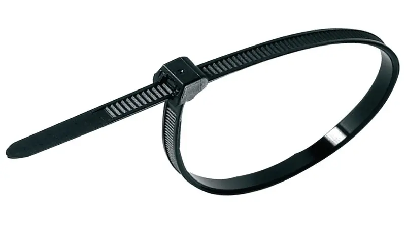 Black Nylon Cable Tie For Bundling And Organization | Ctb- 1
