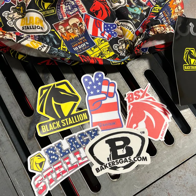 Black Stallion Assorted Safety Sticker Collection 1