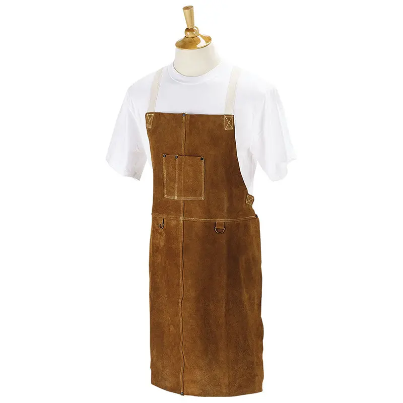 Black Stallion Split Cowhide Full-Length Welding Apron 1