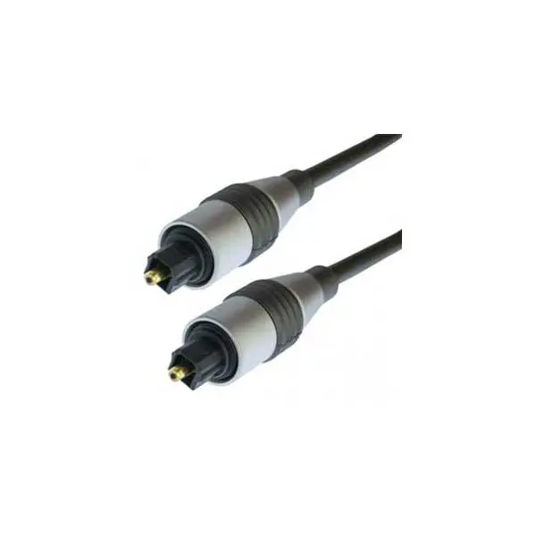 Calrad 2-Meter Spring-Loaded Toslink Optical Audio Cable (5Mm) 1