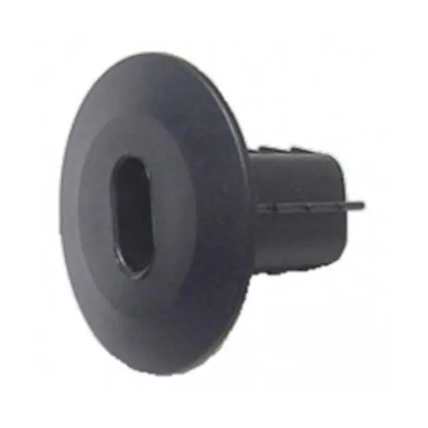 Calrad Electronics Black Through-Wall Cable Bushing For Rg-59 And Rg-6 Coaxial Cables 1