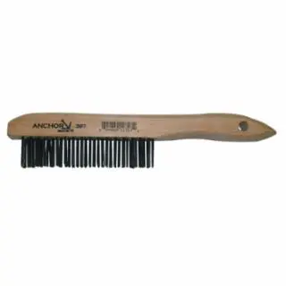 Carbon Steel Shoe-Style Wire Brush With Straight Handle – 387 1