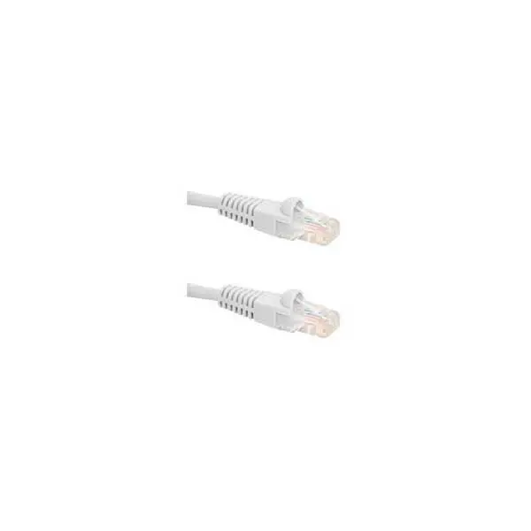 Cat 5E White Booted Patch Cable – 14 Feet 1