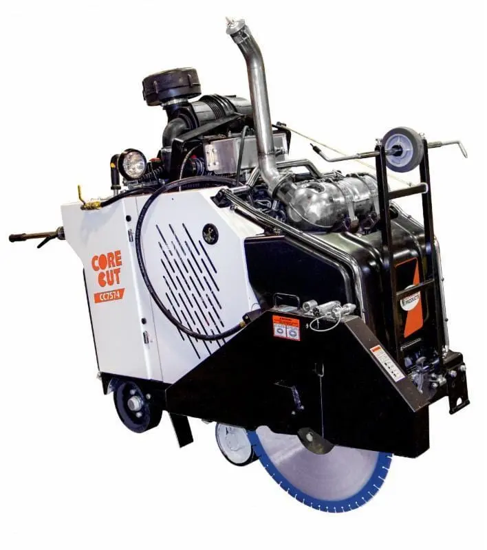Cc7574Dkv Diesel Walk-Behind Core Saw With Variable Speed 1