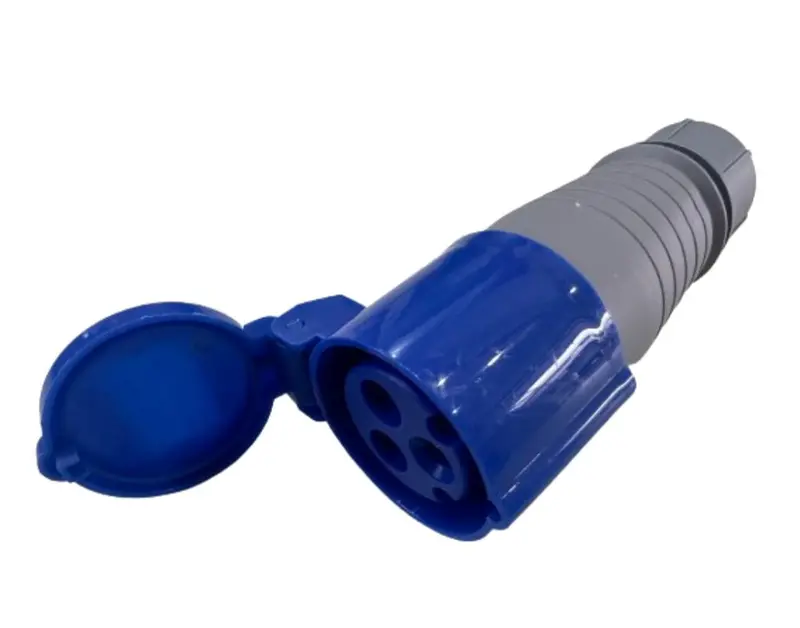 Cee-S316-Nut Industrial-Grade 3-Pin 16A Socket With Locking Nut 1