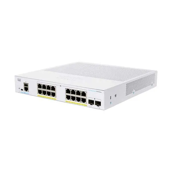 Cisco Cbs250-16P-2G Smart Switch – 16-Port Gigabit Poe+ (120W), 2X Sfp, Business Series 1