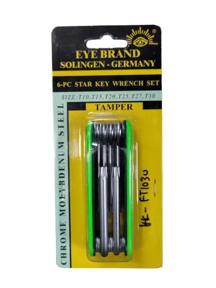 Collapsible Torx Bit Set (T10–T30) – Hk-Ft1030 1