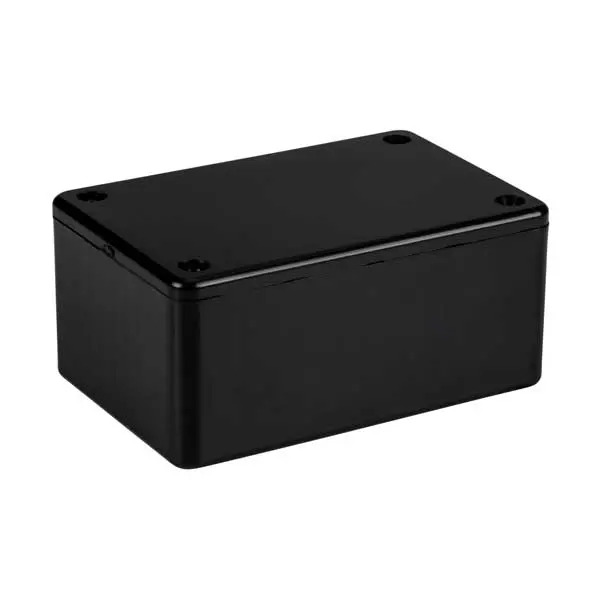 Compact Black Plastic Project Box (3.3" × 1.4" × 2.35") 1