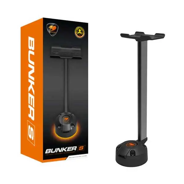 Cougar Bunker-S Headset Stand – Dual-Mode Vacuum Base With Rotating Suction Mount 1