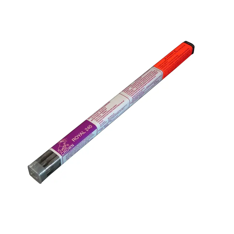 Crown Alloys Royal 240 Welding Electrode – 3/16" × 12", 1 Lb Tube (Re240/Eq-Bp) 1