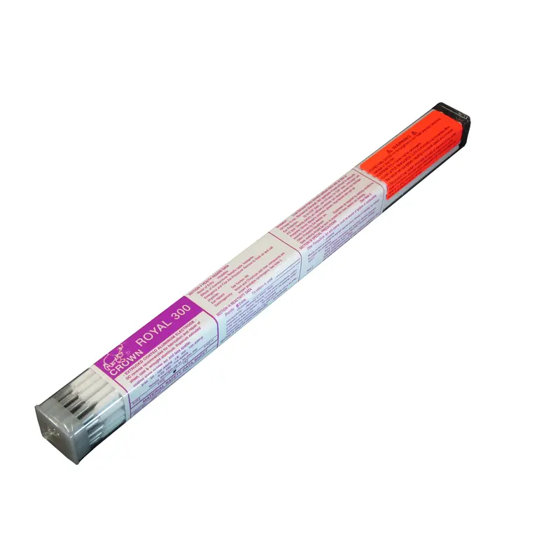 Crown Alloys Royal 300 Welding Electrode – 5/32" × 12", 1 Lb Tube (Re300/Ep-Bp) 1