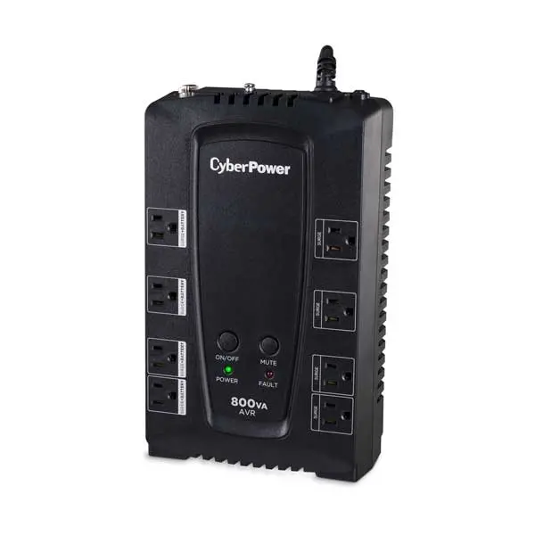 Cyberpower Cp800Avr 800Va Avr Ups – 8-Outlet Surge & Battery Protection 1