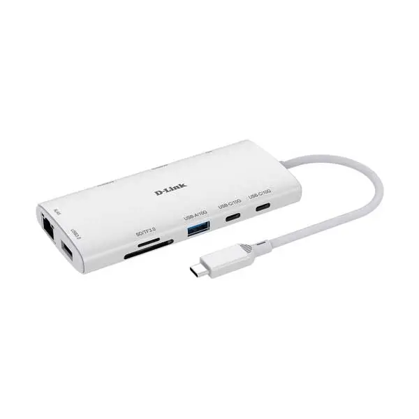 D-Link Dup-A01 – 10-In-1 Usb-C Hub Featuring Dual 4K Hdmi, 100W Pd, And 10Gbps Data 1