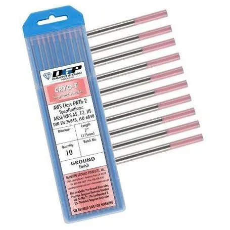 Diamond Ground Cryo-T 2% Thoriated Tungsten Electrode – Precision-Ground For High-Performance Tig Welding 1