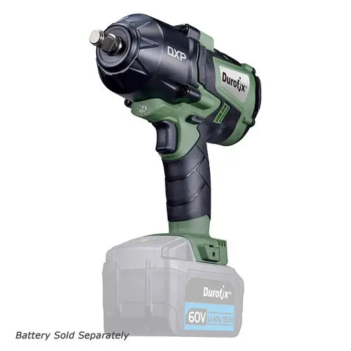 Durofix Ri60164T 60V 1/2" Brushless Jumbo Impact Wrench (1500 Ft-Lbs) — Bare Tool 1